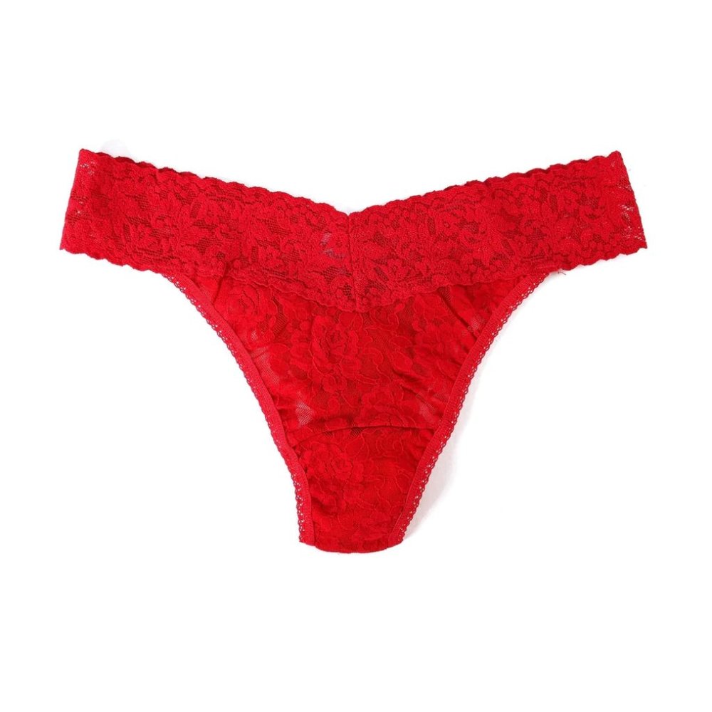 NWT - 2 PACK Hanky Panky Mrs. Original Rise Thong | Red | OS